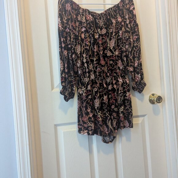 Free People floral romper - pit to pit 24" - Picture 2 of 9